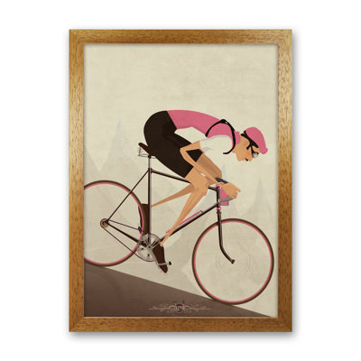 Vintage Downhill 1 Piece Wall Art
