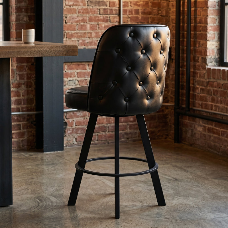 Ensemble de 2 tabourets de bar, Noir