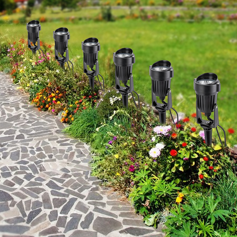6 pièces de remplacement de lumière pour piquets de jardin