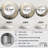 Grey Beige Meditative Movement I - Abstract Spirals Mirror, Modern Round Unique Wall Mirror, Printed Metal Art-99621604