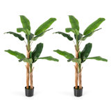 65'' Faux Banana Tree in Planter