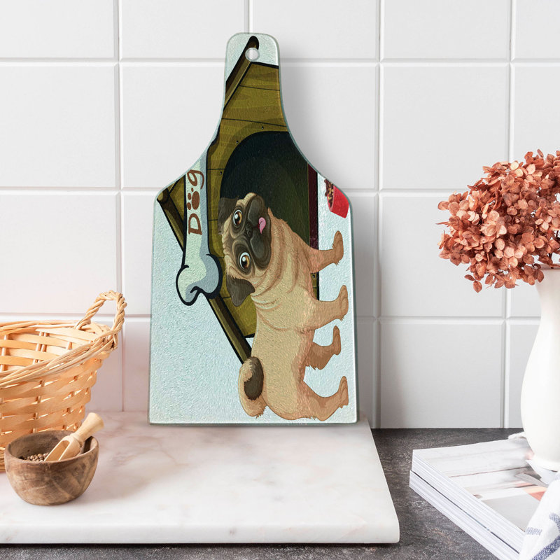 Planche à découper en verre trempé Ambesonne