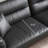 Black Genuine Leather Modular Sofa-118374687-118374692