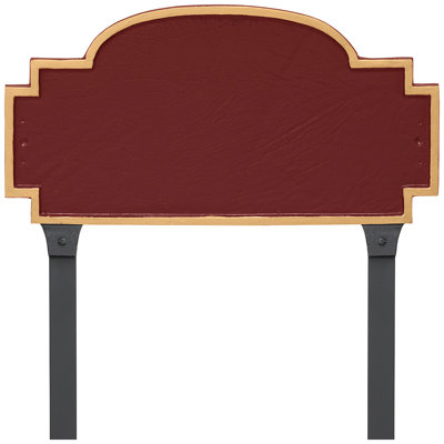 Plaque d'adresse sur 1 ligne Chesterfield