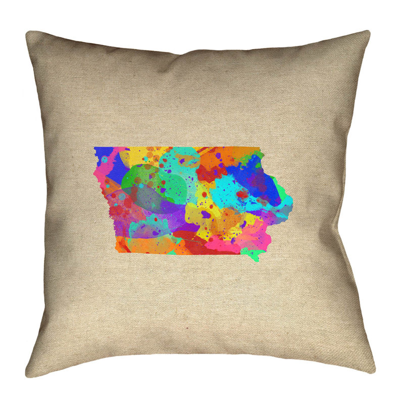 Coussin Katelyn Smith, 18 po x 18 po, Imprimé en coton double face, Coussin décoratif