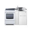 Summit Appliance All-In-One Combo Kitchens 3.2 Cubic Feet Kitchenette Mini Fridge with Freezer