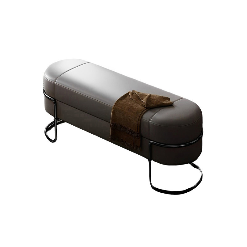 Banc de rangement Borset, Gris
