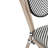 Damore Stacking All-Weather Commercial Chairs with Metal Frames-437787989
