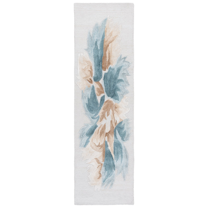 Othilia Hand Tufted Performance Abstract Rug, Runner 2'3" x 8'