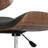 Dax 19"W Adjustable Upholstered Vegan Faux Leather Office Chair with Bentwood Frame and Swivel Base-1699341199-1699341198