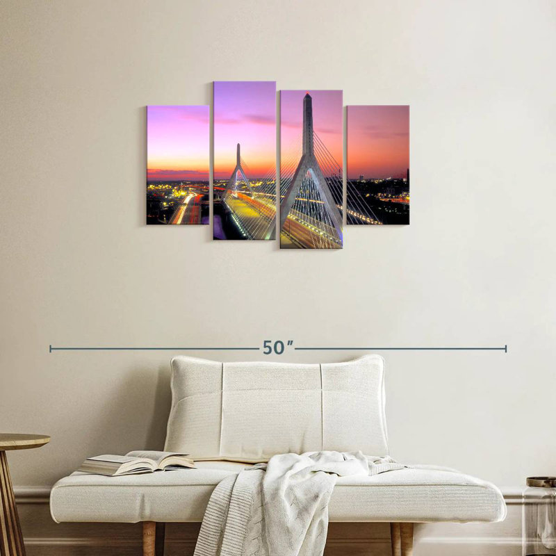 Pont Lilie Leonard P. Zakim, H 22 po x l 36 po