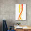  «Ribboned 4» par Alicia Ludwig, art mural sur toile, 26 po x 40 po