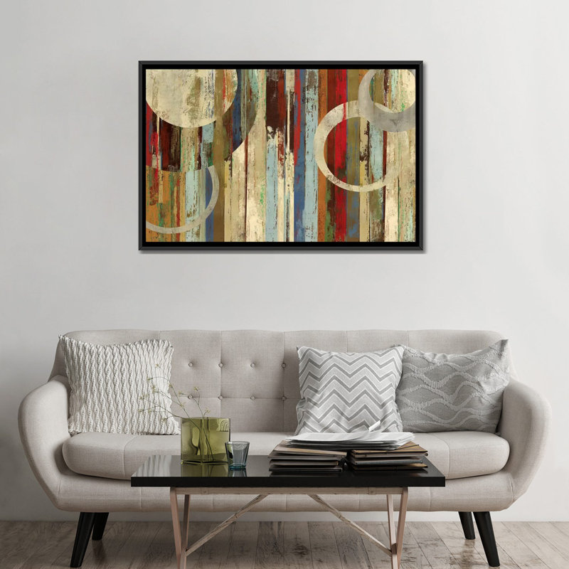 " Ilano " by PI Studio, 18" H x 26" W x 1.5" D, Black Framed Canvas, No Mat