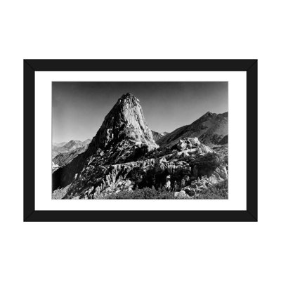 Black And White Mountains " Fin Dome " by Ansel Adams