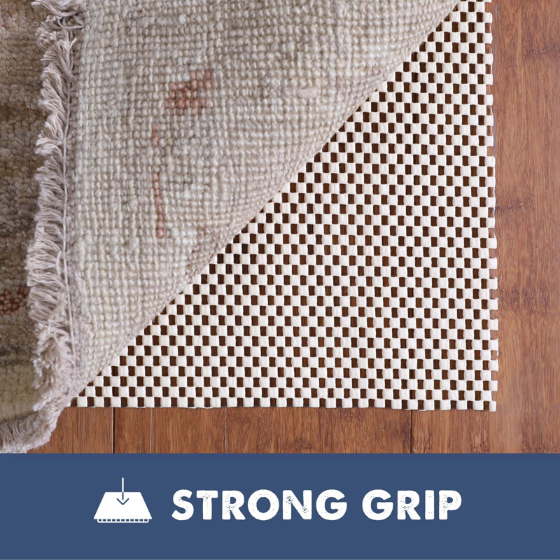 Brahmsley Outdoor Non-Slip Cushioned Rug Pad Gripper, Rectangle 3' x 5'