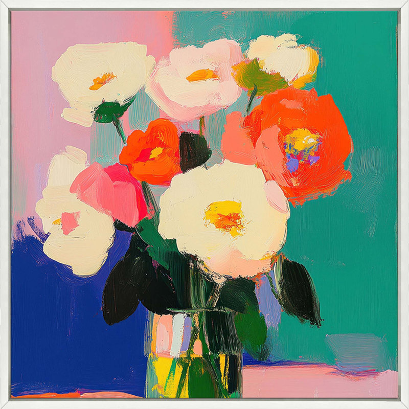 Colorful Blossoms 2 - Framed, Large
