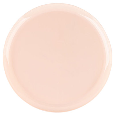 EcoQuality Disposable Round Plastic Plates Edge Collection 50 Guests