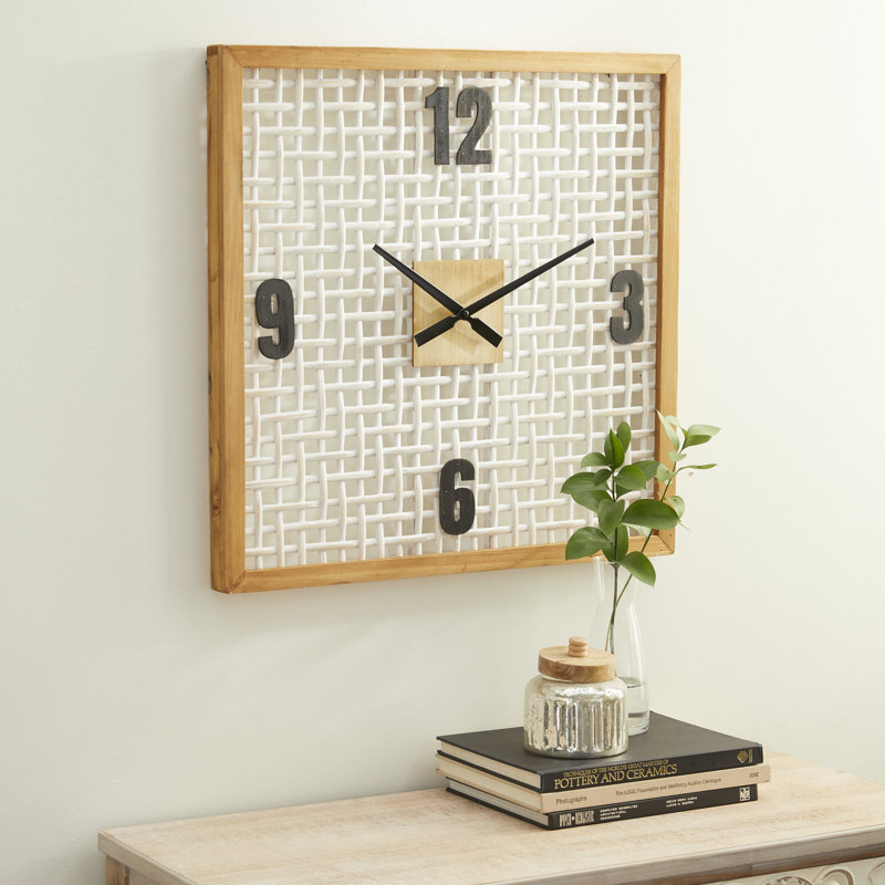 Edwardsville Wood Wall Clock