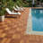 EZ-Floor 12'' L x 12'' W Wood Interlocking Deck Tile in Oiled