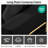 Addisin King-Size Foldable Sleeper Sofa Bed – Convertible Compression Mattress Couch with 2 Removable Bolster Armrests & 2 Pillows-835783587