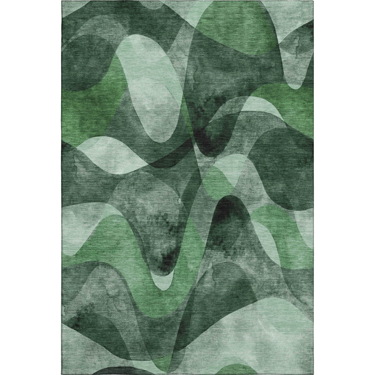 Nofer Area Rug with Non-Slip Backing