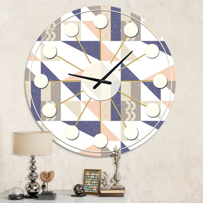 Horloge murale rétro Mid-Century