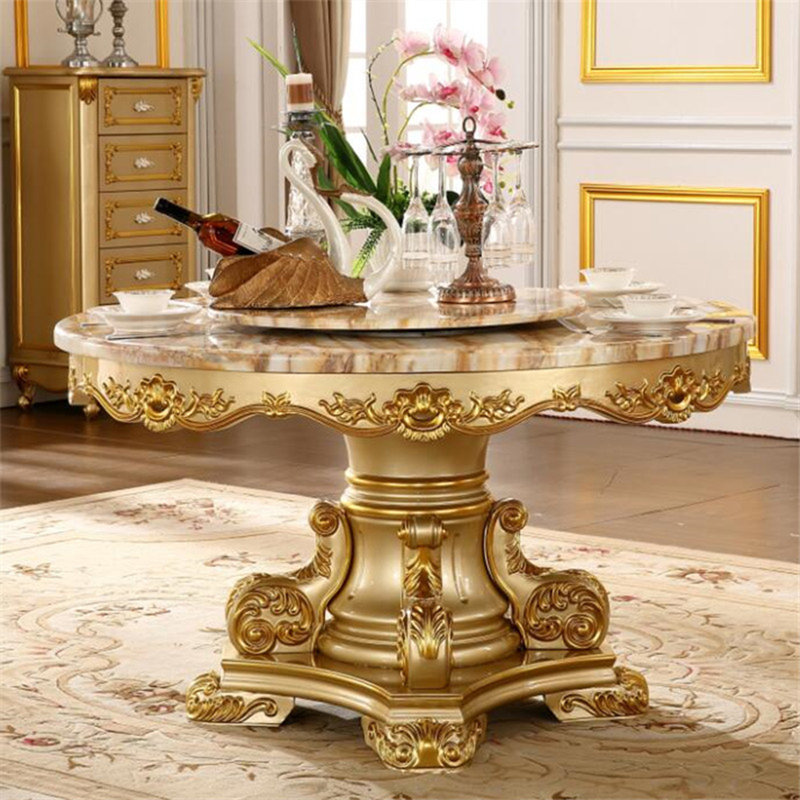 Table de salle à manger Luxury, H 30,7 po x L 59 po x l 59 po