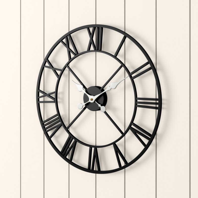 Marlow Home Co. Maddison Metal Wall Clock & Reviews | Wayfair.co.uk