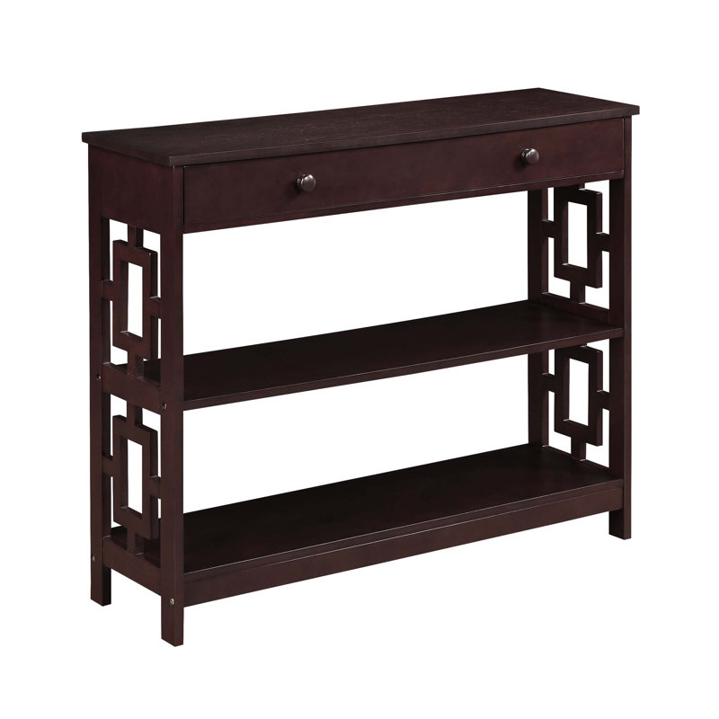 Console 39,5 po Yeprad, Espresso, Espresso, H 31,5 po x l 39,5 po x P 12 po