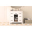 Meuble-lavabo 36 po avec lavabo sous comptoir, armoire de rangement moderne avec 2 tiroirs et 2 armoires