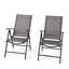 Ensemble repas d'extérieur 5 pièces avec chaises pliantes portatives Salem-100232879