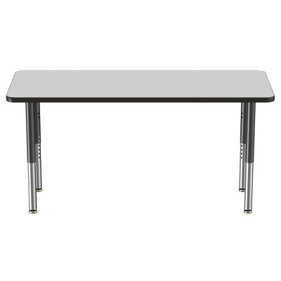 Rectangle T-Mold Adjustable Height Activity Table