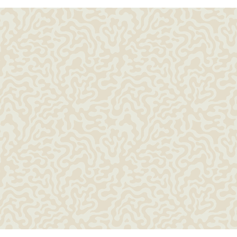 Nebulous Cloud Wallpaper, Beige