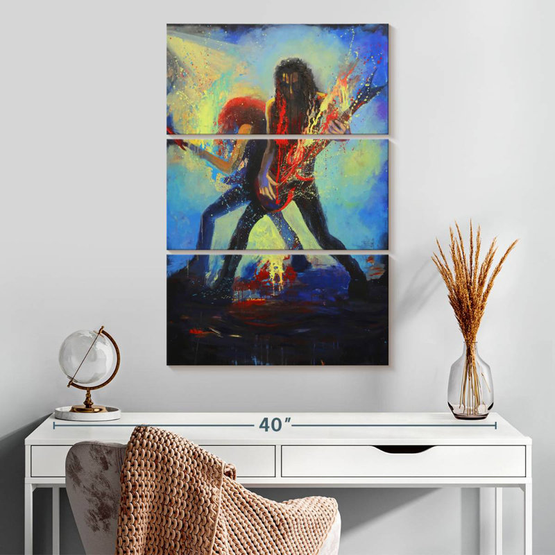 Abarca Rock And Roll, 32" H x 20" W