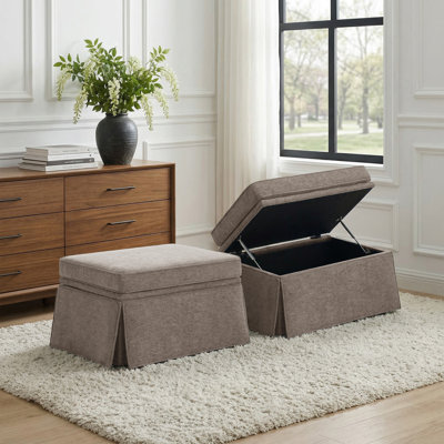 Storage Upholstery Ottoman