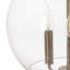 3 - Light Brushed Gold Pendant
