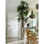 Lady Faux Palm Tree in Metal Planter