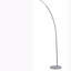 Lampe sur pied en métal 86 "Allegro", 86 po, blanc et argent brossé-1484067212