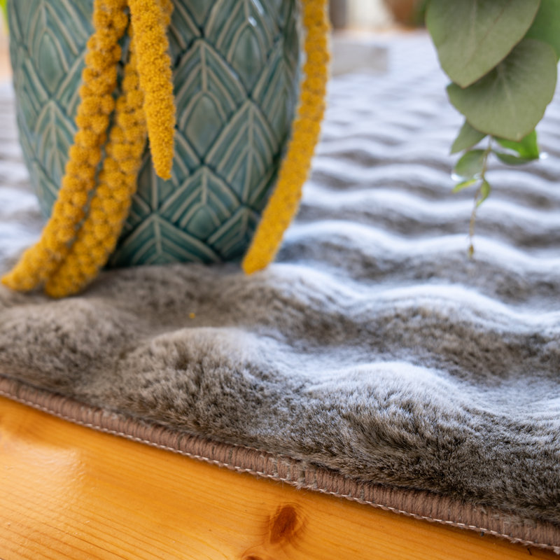 Montaz Uni Hand Tufted Area Rug, Rectangular 120 x 170cm, Taupe