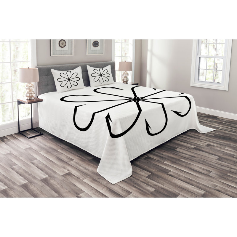 Traditional Polyester Coverlet, Queen Coverlet + 2 Shams