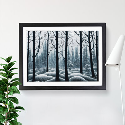 Insightful Winter Forest - Single Picture Frame Print