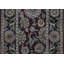 Manchuria Oriental Hand-Knotted Wool Wine/Black Rug
