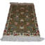Tapis oriental en laine / coton de style oriental rectangulaire à la main 1 pi x 1 pi 6 po Runnie