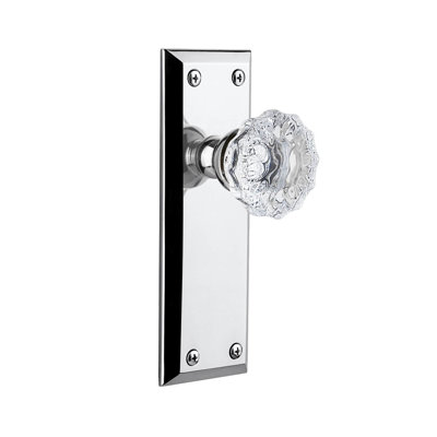 Faux bouton de porte Fontainebleau avec rosette Fifth Avenue Fontainebleau