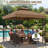 8 Ft. W x 8 Ft. D Steel Patio Gazebo-93869505