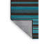 Tapis brun à rayures horizontales lavable à la machine-1513626538