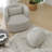 Overstreet 23" Wide Boucle Upholstered Ottoman-1147633616