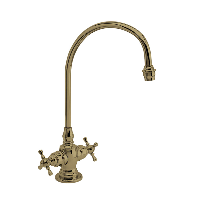 Hampton Bar Faucet, Antique Brass