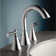Saxton Double Handle Widespread Bathroom Faucet with Drain Assembly