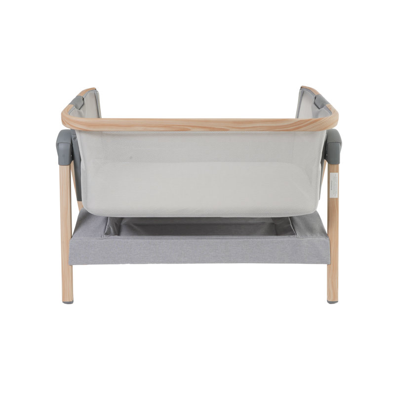 California Dreaming Bedside Bassinet, Dark Gray